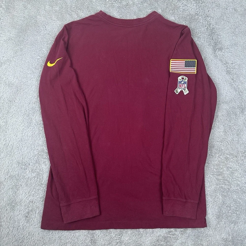 Nike NFL On-Field Washington Team L Dri-Fit Long Sleeve Heritage‎ Logo 2010s USA
